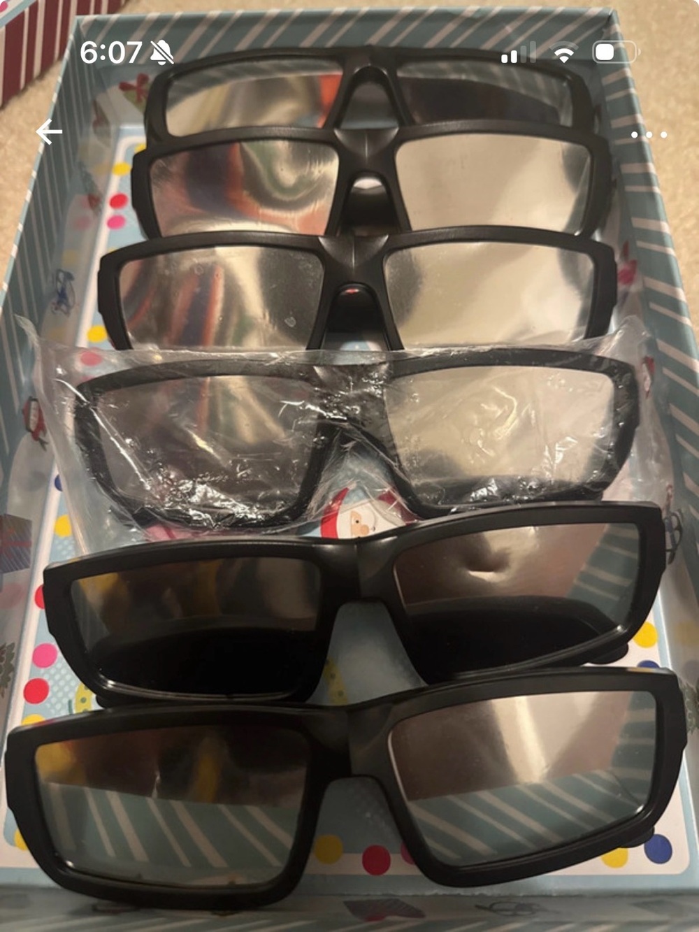 Lot of 6 Solar Eclipse Glasses